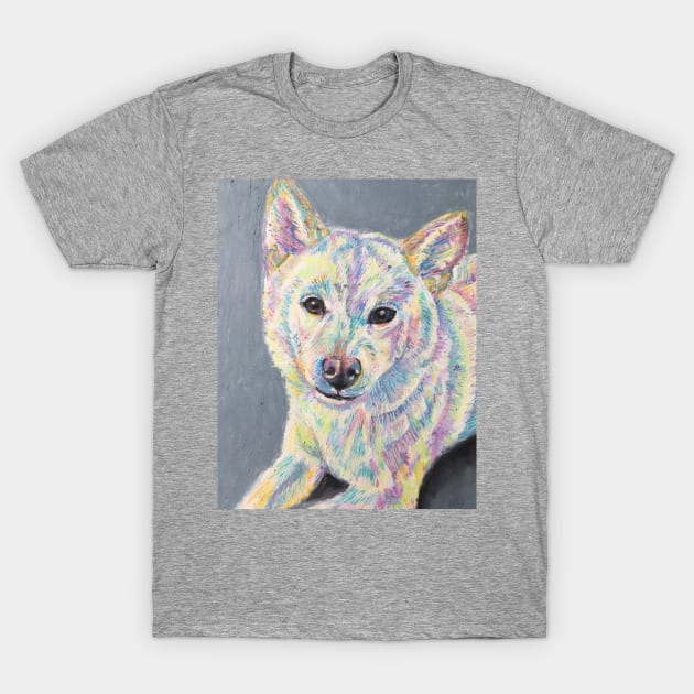 Colourful Shiba -Inu T-Shirt by Merlinsmates